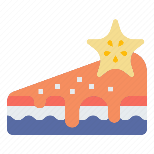 Star, apple, cake, dessert, sweet, fruit, cheesecake icon - Download on Iconfinder