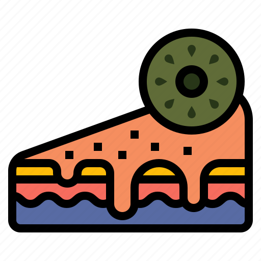 Kiwi, cake, dessert, sweet, fruit, cheesecake icon - Download on Iconfinder