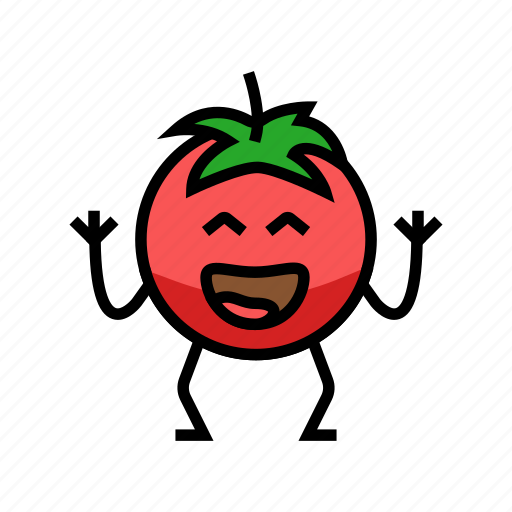 Tomato, character, fruit, funny, food, happy icon - Download on Iconfinder