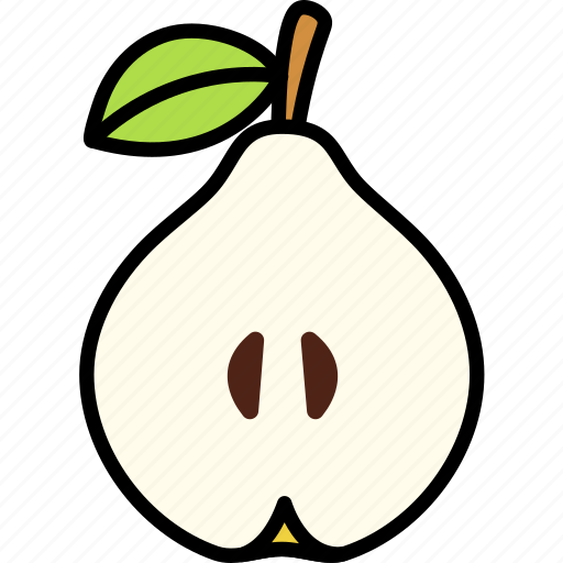 Quince, cut, fruit, food, sweet icon - Download on Iconfinder