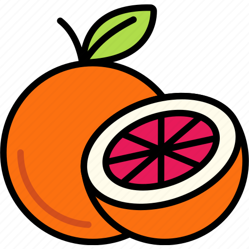 Grapefruit, with, half, cut, fruit, food, sweet icon - Download on Iconfinder