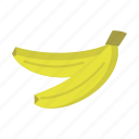 banana, food, fruits, nature