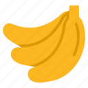banana, fruit, tropical, ripe, organic