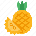pineapple, food, tropical, vitamin, fruit