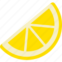 lemon, sliced, half, cutfruit, food, sweet