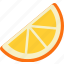 orange, sliced, half, cut, fruit, food, sweet 