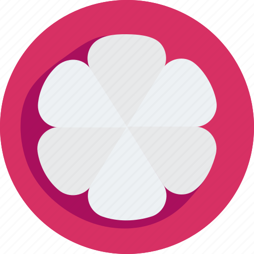 Mangosteen, cut, fruit, food, sweet icon - Download on Iconfinder