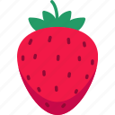 strawberry, fruit, food, sweet