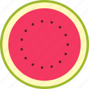 watermelon, cut, fruit, food, sweet