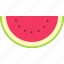 watermelon, sliced, cut, fruit, food, sweet 