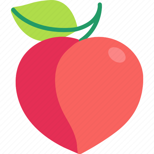Peach, fruit, food, sweet icon - Download on Iconfinder