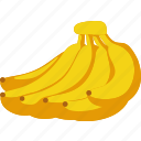 banana, comb, fruit, food, sweet