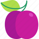 plum, fruit, food, sweet