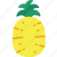 pineapple, cut, fruit, food, sweet 