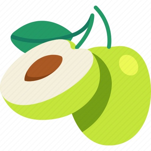 Jujube, with, half, cutfruit, food, sweet icon - Download on Iconfinder