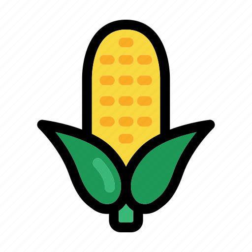 Cob, corn, food, organic, vegetable icon - Download on Iconfinder