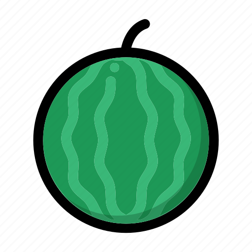 Healthy food, organic, vegan, vegetarian, watermelon icon - Download on Iconfinder
