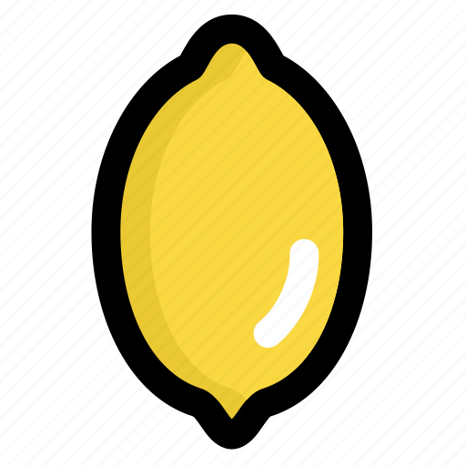Lemon, fruit, fresh, food, healthy, organic, vegetarian icon - Download on Iconfinder
