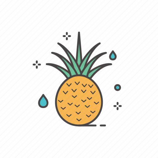 Food, fresh, fresh fruit, fruit, healthy, healthy food, pineapple icon - Download on Iconfinder