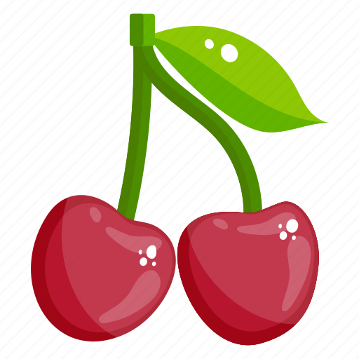 Cherries, edible, fresh fruit, fruit, healthy diet, healthy food icon - Download on Iconfinder