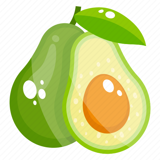 Alligator pear, avocado, avocado pear, fruit, fruitsapodilla, pear icon - Download on Iconfinder