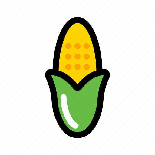 Corn, vegetable, fruit, food, fresh, vegetarian, organic icon - Download on Iconfinder