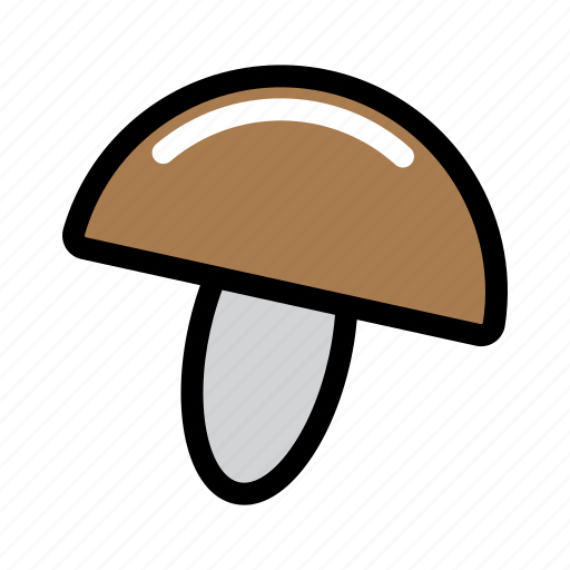 Mushroom, vegetable, fruit, food, fresh, vegetarian, organic icon - Download on Iconfinder