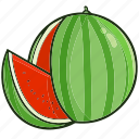 watermelon, fruit, tropical, healthy, food, dessert, sweet