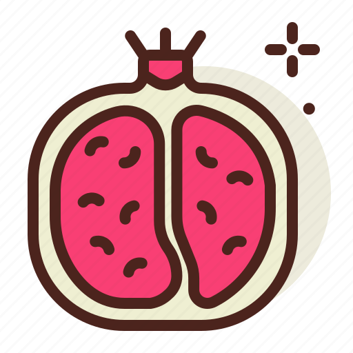 Food, fresh, healthy, juice, pomegranate icon - Download on Iconfinder
