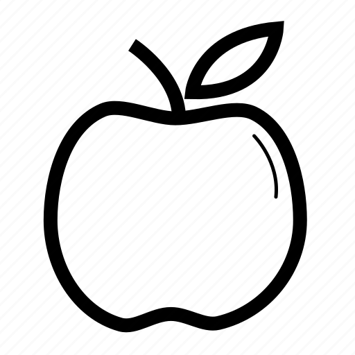 Apple, apple with leaf, food, fresh apple, fruit, fruits icon - Download on Iconfinder
