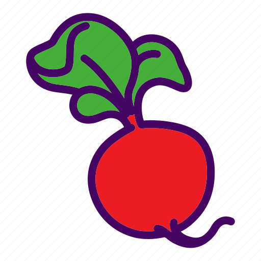 Food, radish, vegetable icon - Download on Iconfinder