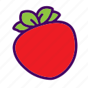 berry, food, strawberry