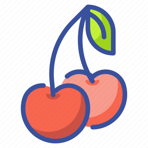 Cherry, food, fruit, organic, vegetarian icon - Download on Iconfinder