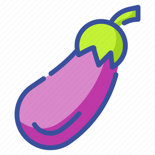 Eggplant, food, organic, vegetable, vegetarian icon - Download on Iconfinder