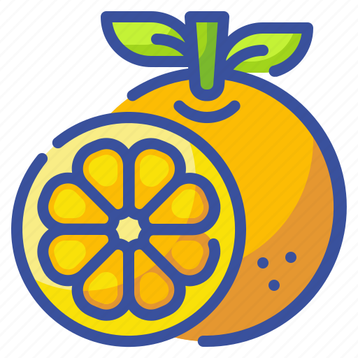 Food, fruit, orange, organic, vegetarian icon - Download on Iconfinder