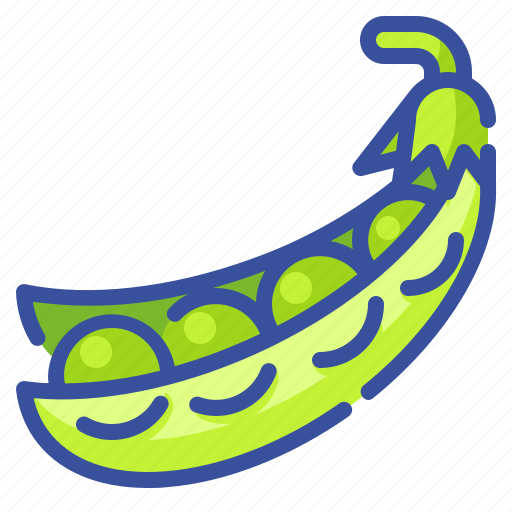 Food, fruit, organic, pea, vegetable icon - Download on Iconfinder