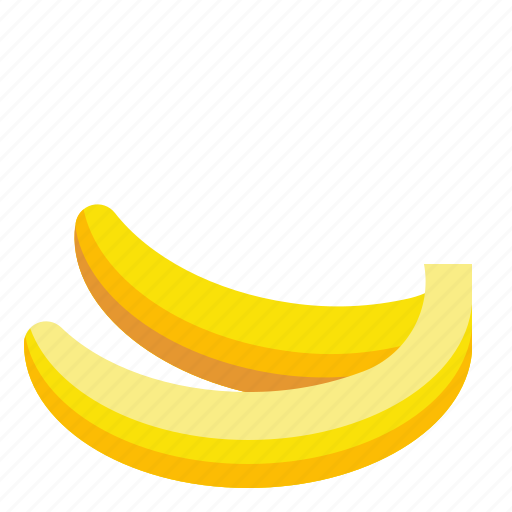 Banana, food, fruit, organic, vegetarian icon - Download on Iconfinder