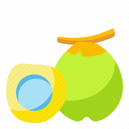 Coconut, food, fruit, organic, vegetarian icon - Download on Iconfinder