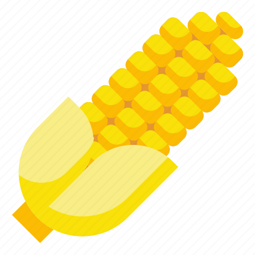 Corn, food, organic, vegetable, vegetarian icon - Download on Iconfinder