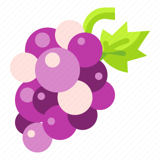Food, fruit, grapes, organic, vegetarian icon - Download on Iconfinder