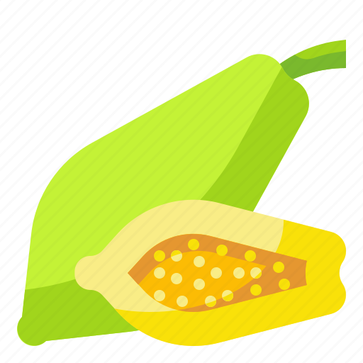 Food, fruit, organic, papaya, vegetarian icon - Download on Iconfinder