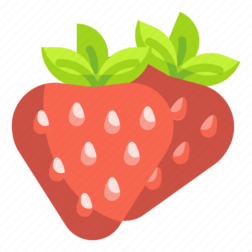 Food, fruit, organic, strawberry, vegetarian icon - Download on Iconfinder