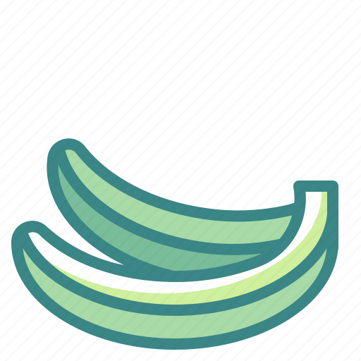 Banana, food, fruit, organic, vegetarian icon - Download on Iconfinder