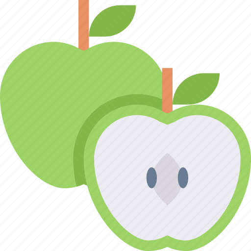 Apple, food, fruit, green, healthy, organic icon - Download on Iconfinder