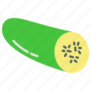 cucumber, slice