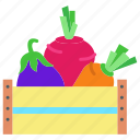 vegetables, box
