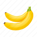 banana, fruit, healthy, organic, vegetarian, tropical, food
