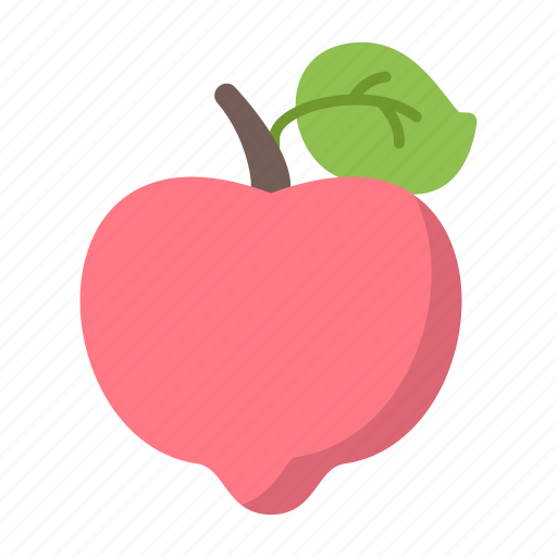 Peach, fruit, food, vegetarian icon - Download on Iconfinder