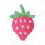 strawberry, fruit, food, vegan 