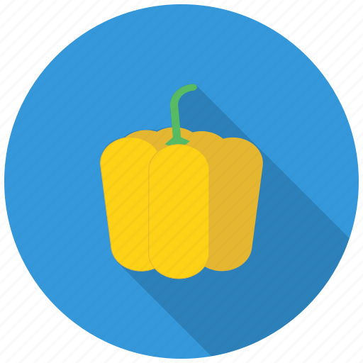 Bell, food, fresh, fruit, healthy, pepper, yellow icon - Download on Iconfinder
